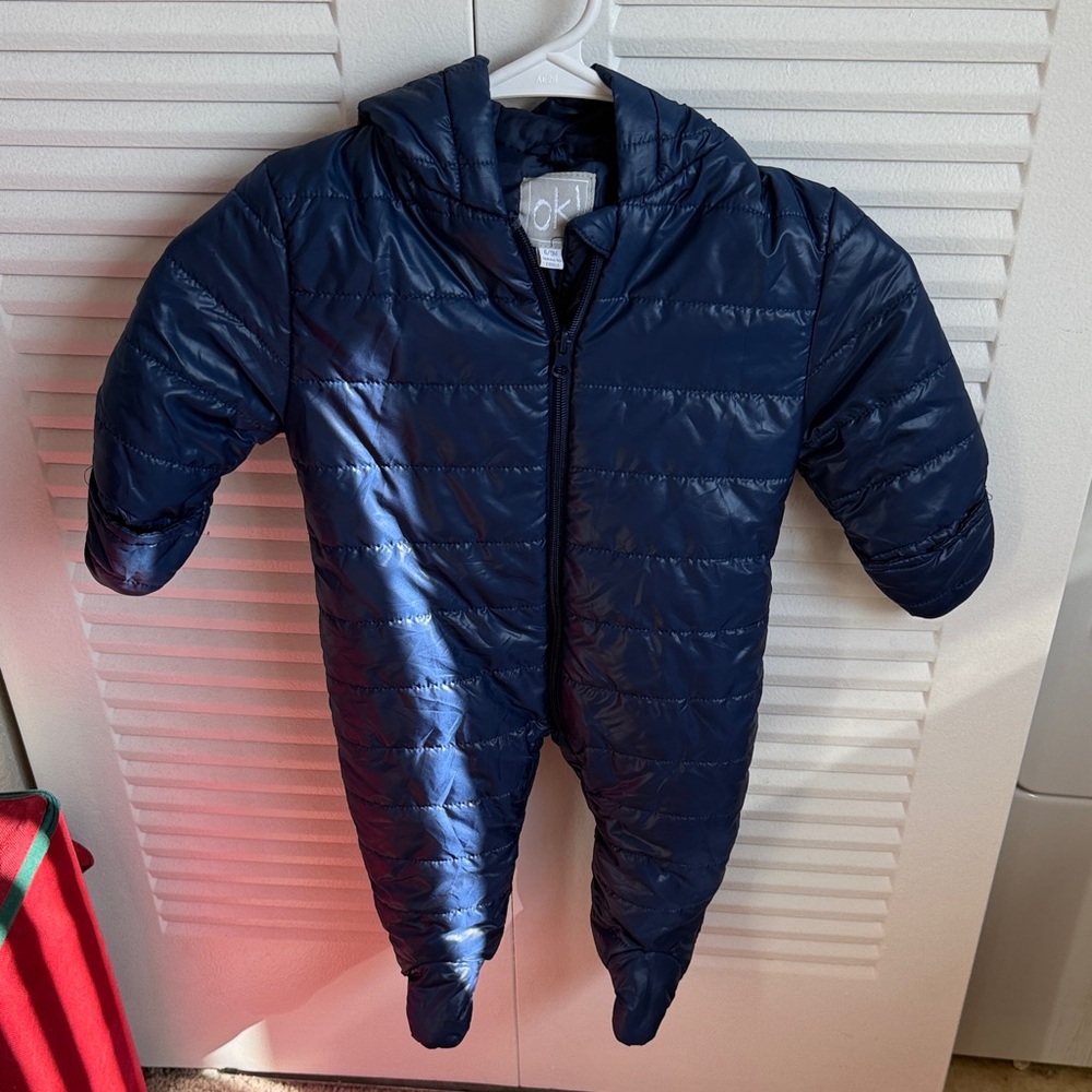 Okie Dokie Navy Blue Kids Winter Footie